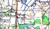 Горки деревня на карте 1970 года.
