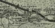 Оболь, г.п. - карта 1870 года.